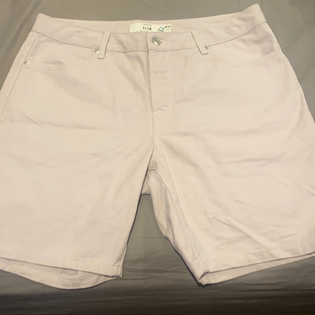 Nwot Topman Stretch Jeans Shorts 34